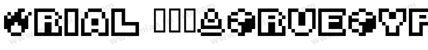 Arial 半粗体(TrueType) (Western)字体转换
